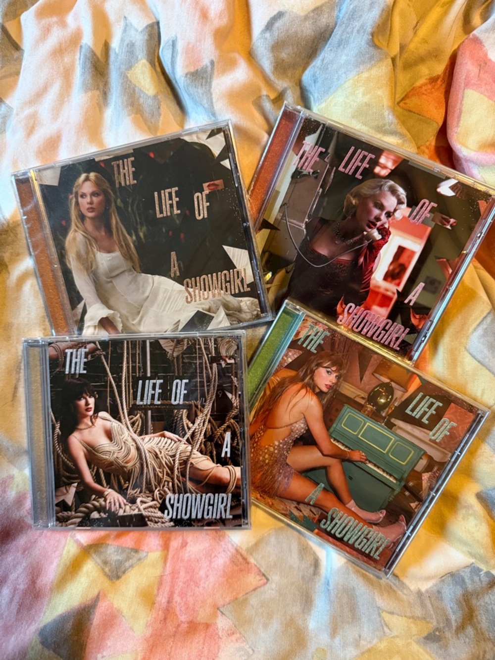 Taylor Swift "The Life of a Showgirl" CD Set (sealed) - with Voice Memo Tracks